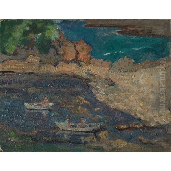 Vue De Bord De Mer, 1898 Oil Painting by Maxime Maufra