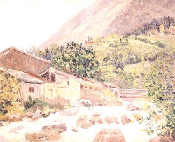 Torrente Oil Painting by Maxime Maufra