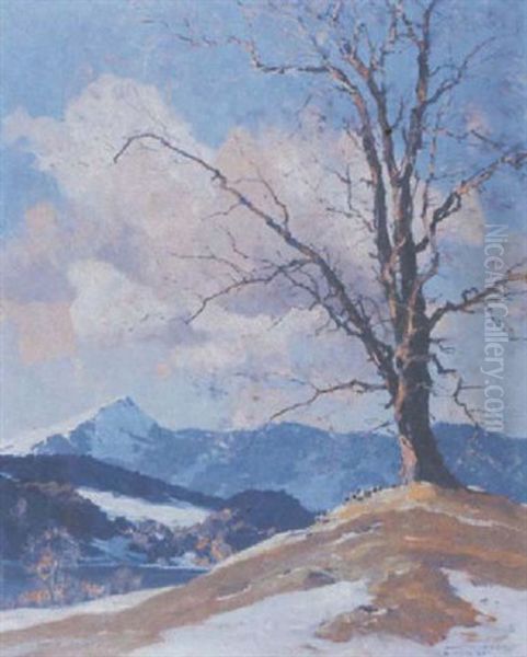 Am Tegernsee Oil Painting by Hans Maurus
