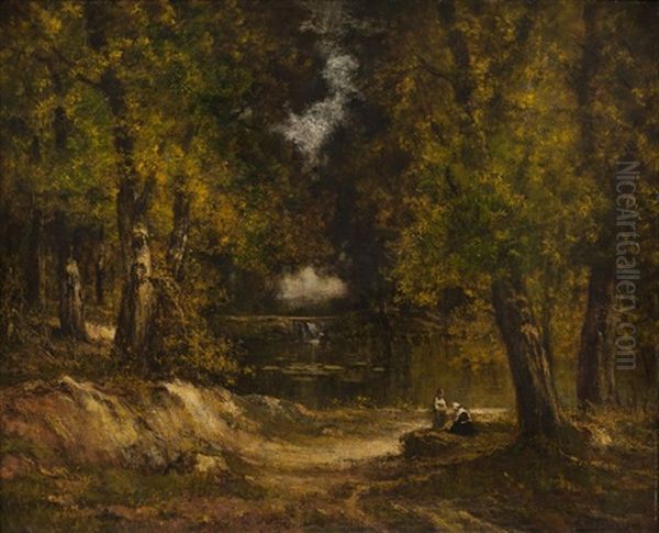 Paysage Oil Painting by Francois Maury