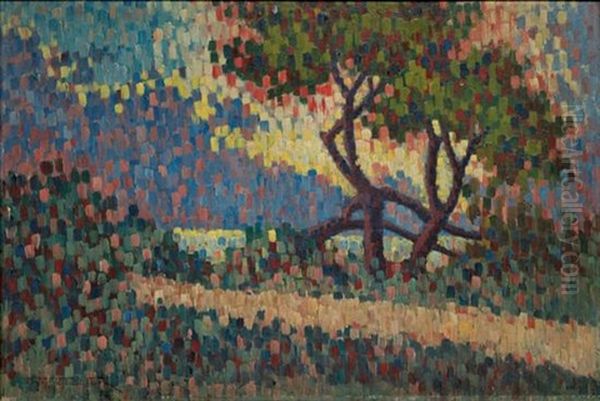 Landscape Oil Painting by Maurice Mazellier