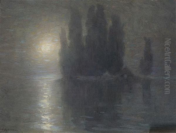 Venezia Sant'angelo Oil Painting by Emo Mazzetti