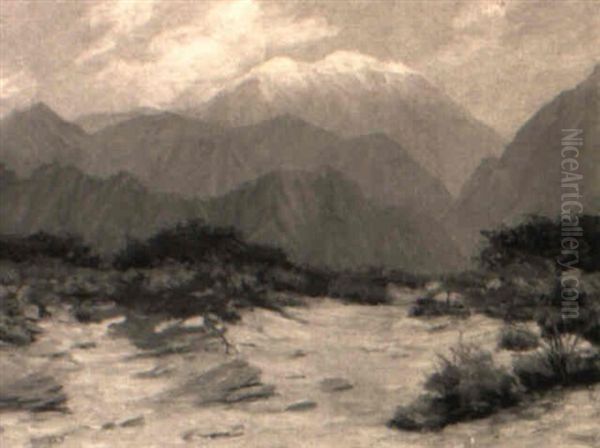 California Landscape Oil Painting by James Edwin Mcburney