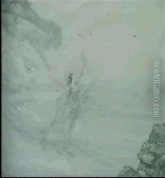 Shoreline Dance Oil Painting by James Edwin Mcburney