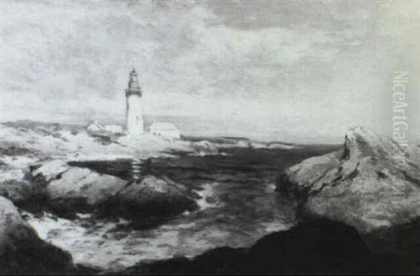 The Lighthouse Oil Painting by George Herbert McCord