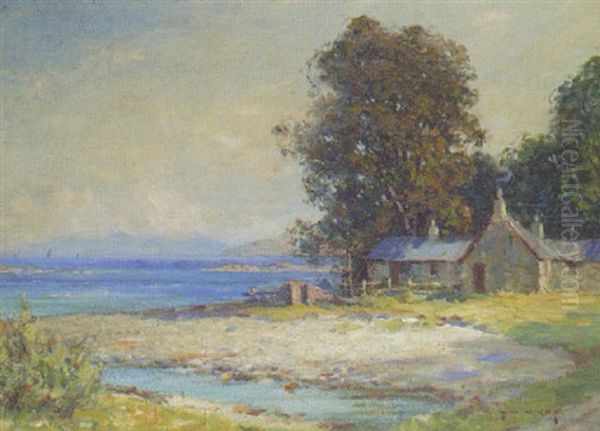 Across The Bay Oil Painting by Thomas Hope Mckay