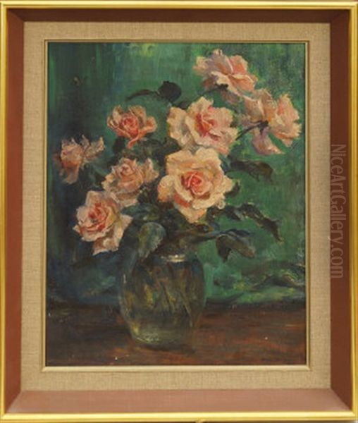 Floral Still Life Oil Painting by Dora Meeson