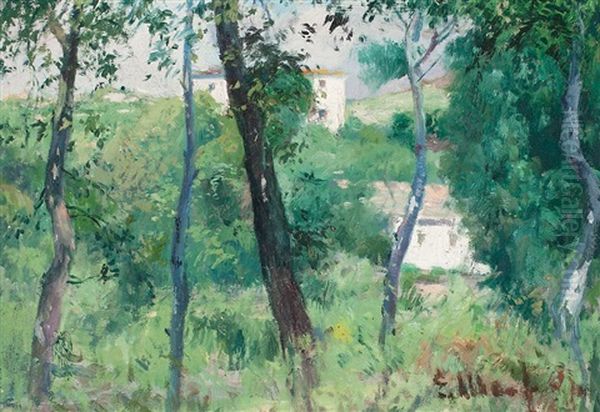 Paisaje Oil Painting by Eliseo Meifren y Roig
