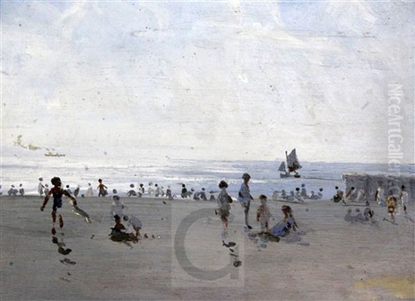 Late August Morning Oil Painting by Campbell A. Mellon