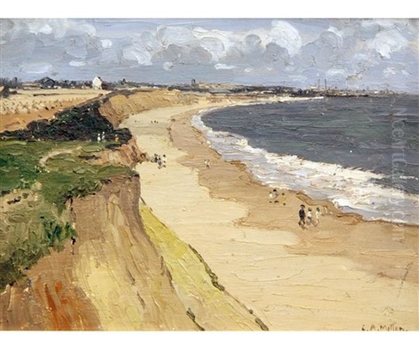 Hopton, Early Sept 1931 11.15am Oil Painting by Campbell A. Mellon