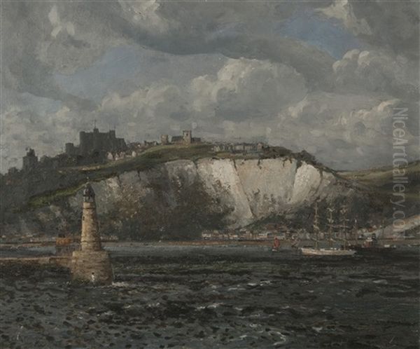 Dover Oil Painting by Campbell A. Mellon
