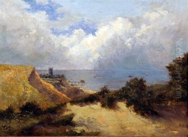 Cromer From Overstrand Cliff Oil Painting by Campbell A. Mellon