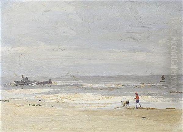 Wreck Of The "white Swan" Oil Painting by Campbell A. Mellon