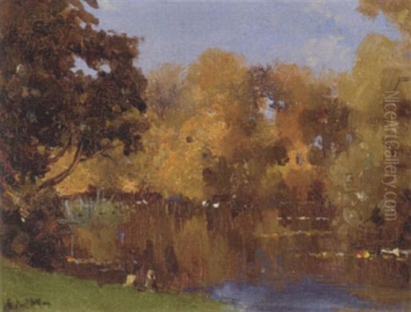 Hopton Nov. 1 And 2 Oil Painting by Campbell A. Mellon