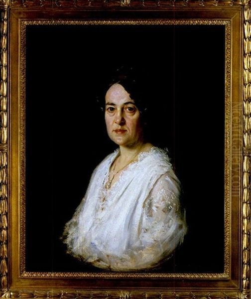 Frauenportrait Oil Painting by Oskar Michaelis