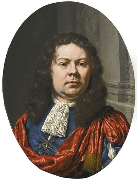 Portrait Of Willem Cornelisz Backer Oil Painting by Willem van Mieris
