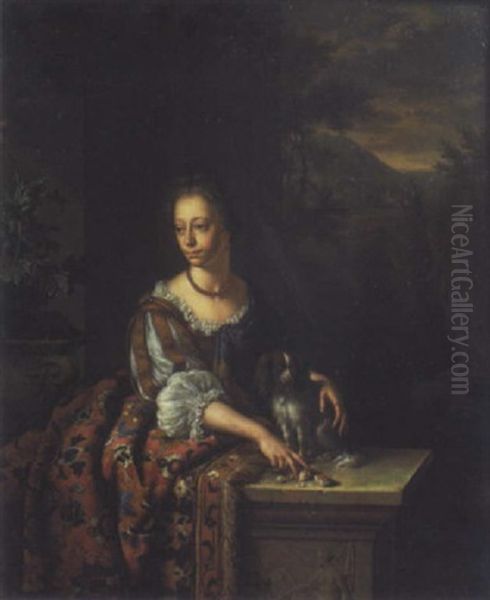 Portrait De Femme Oil Painting by Willem van Mieris