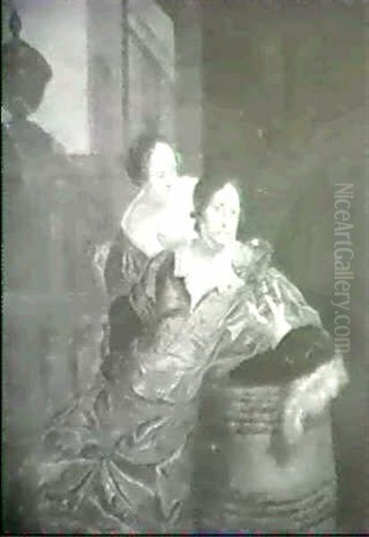 Bei Der Kupplerin Oil Painting by Willem Van Mieris Leiden
