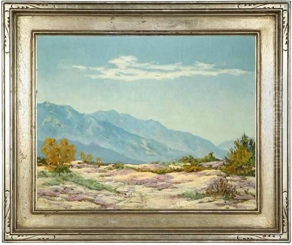 Blooming Desert Landscape Oil Painting by Charles Worden Bethel