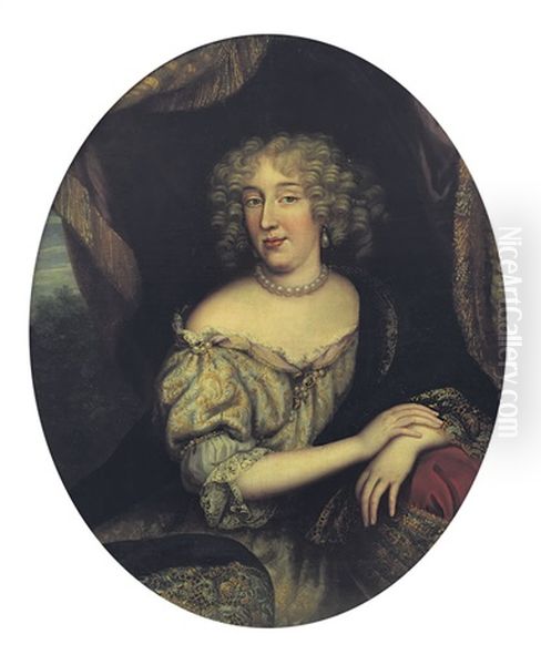Ritratto Di Dama Oil Painting by Pierre Mignard the Elder
