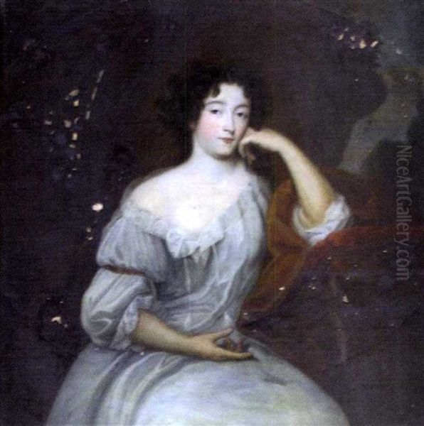 Madame De Grancay Oil Painting by Pierre Mignard the Elder