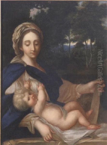 The Madonna And Child Oil Painting by Pierre Mignard the Elder