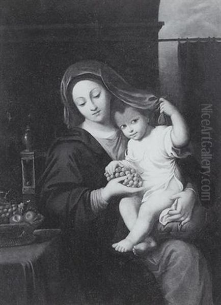 Madonna And Child Oil Painting by Pierre Mignard the Elder