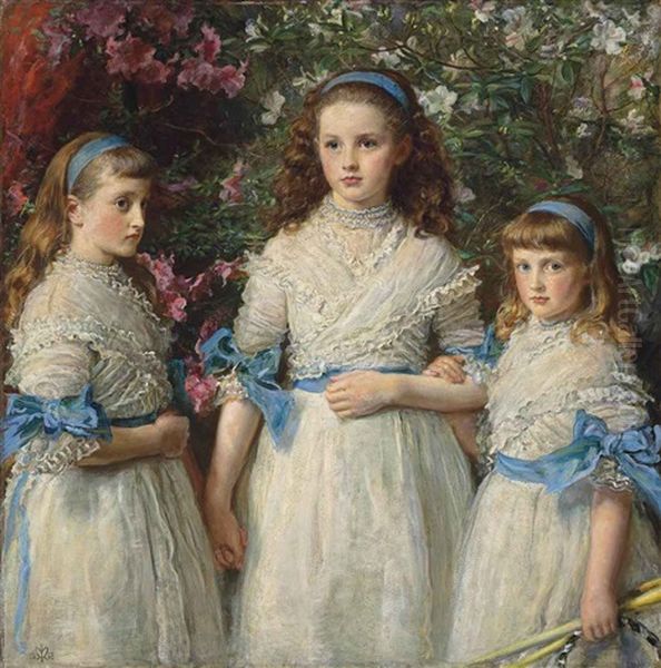 Sisters Oil Painting by Sir John Everett Millais