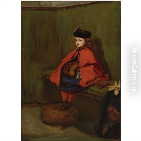 My First Sermon Oil Painting by Sir John Everett Millais