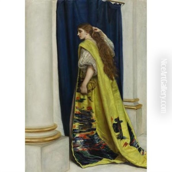 Esther Oil Painting by John Everett Millais