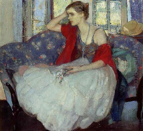 Reverie Oil Painting by Richard Edward Miller