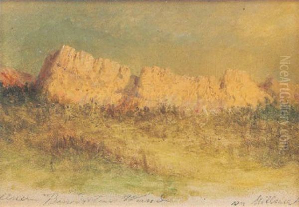 Benediktenwand Oil Painting by Karl Millner