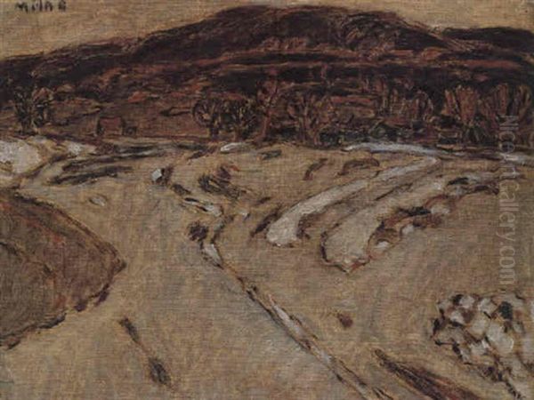 Last Of The Snow Oil Painting by David Brown Milne