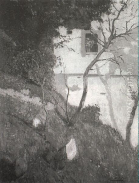 Rincon De Paz Oil Painting by Joaquin Mir Trinxet