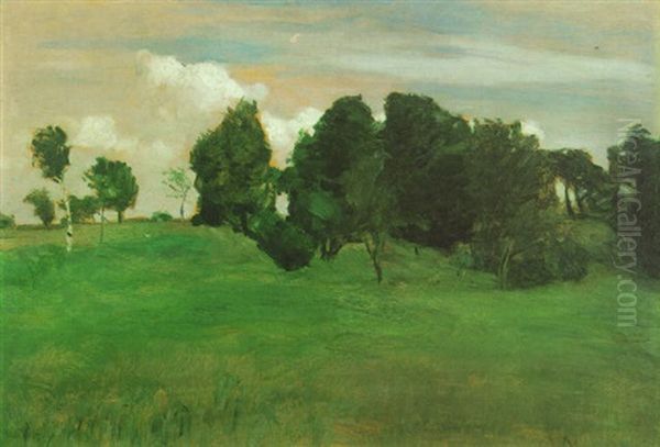 Landschaft Oil Painting by Otto Modersohn