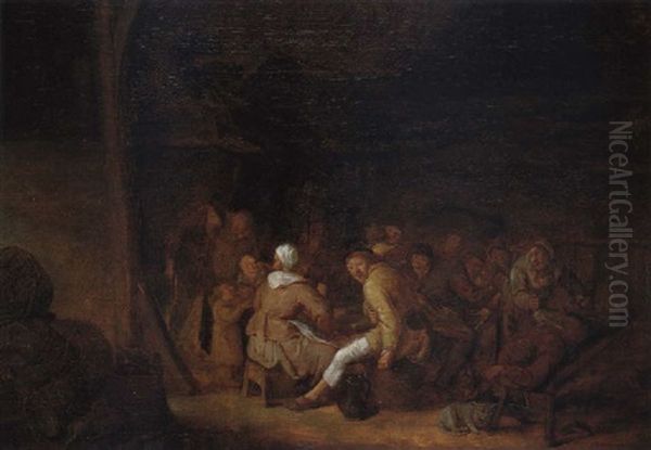 In Der Schanke Oil Painting by Jan Miense Molenaer