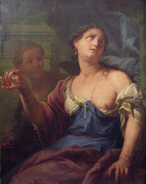 Il Suicido Di Porzia Oil Painting by Antonio Molinari