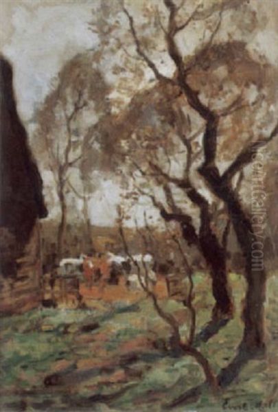 Sonnige Gartenlandschaft Oil Painting by Evert Moll