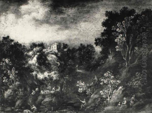 Kopf-landschaft Oil Painting by Joos de Momper the Younger