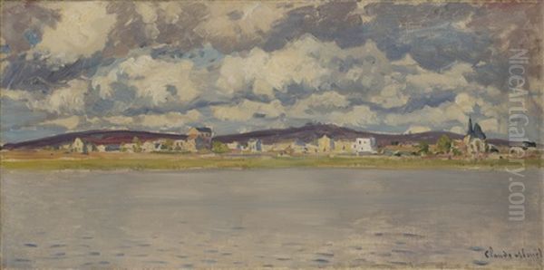 Vue D'argenteuil Oil Painting by Claude Monet