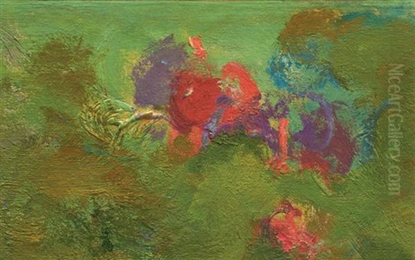 Nympheas (fragment) Oil Painting by Claude Monet