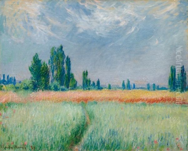 Champ De Ble Oil Painting by Claude Monet
