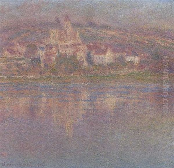 Vetheuil, Apres-midi D'automne Oil Painting by Claude Monet