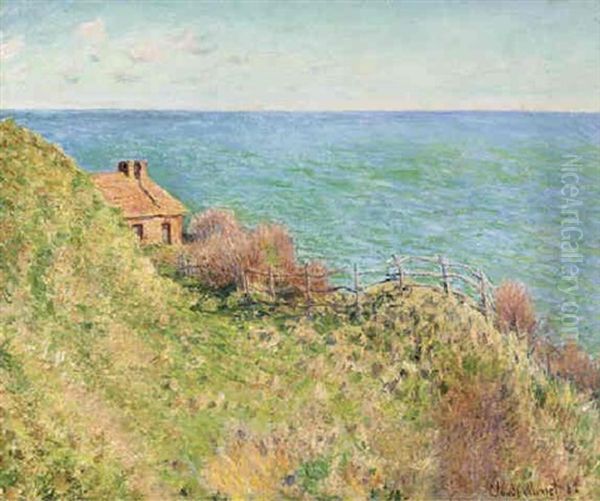 Cabane Des Douaniers Oil Painting by Claude Monet