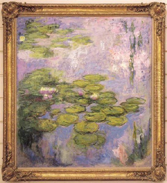 Nympheas Oil Painting by Claude Monet