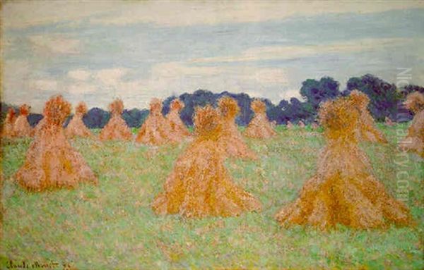 Les Demoiselles De Giverny Oil Painting by Claude Monet