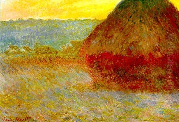 Meule Oil Painting by Claude Monet
