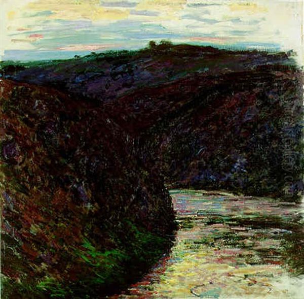 Ravin De La Creuse Oil Painting by Claude Monet