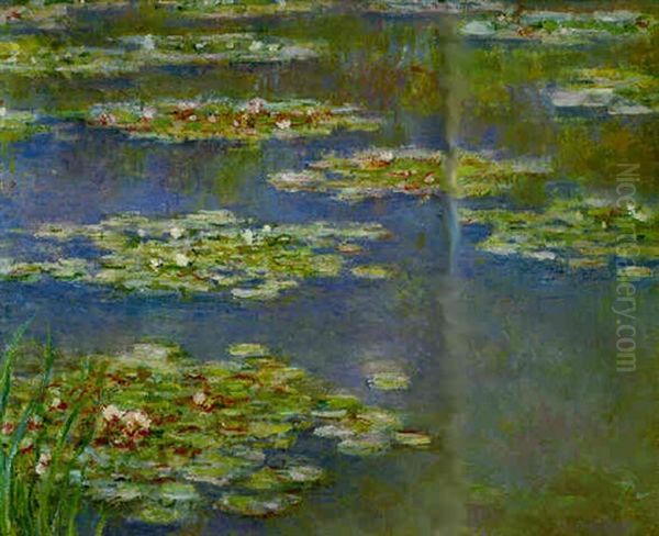 Nympheas Oil Painting by Claude Monet