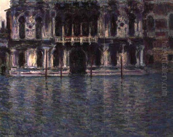 Le Palais Contarini Oil Painting by Claude Oscar Monet